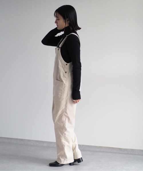 cepo（セポ）の「35Ｗコーデュロイサロペット（サロペット/オーバーオール・レディース・ネイビー/オフホワイト・L/M）」の17枚目の写真