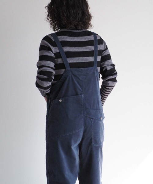 cepo（セポ）の「35Ｗコーデュロイサロペット（サロペット/オーバーオール・レディース・ネイビー/オフホワイト・L/M）」の8枚目の写真