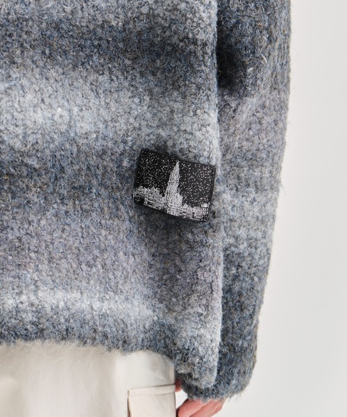 th products(ティーエイチプロダクト)の「【th products / ティーエイチプロダクツ】Inflated Cardigan/インフレイトカーディガン(カーディガン/ボレロ・メンズ・グレー/ブラック・1/2)」の11枚目の写真