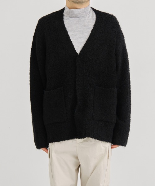 th products(ティーエイチプロダクト)の「【th products / ティーエイチプロダクツ】Inflated Cardigan/インフレイトカーディガン(カーディガン/ボレロ・メンズ・グレー/ブラック・1/2)」の15枚目の写真