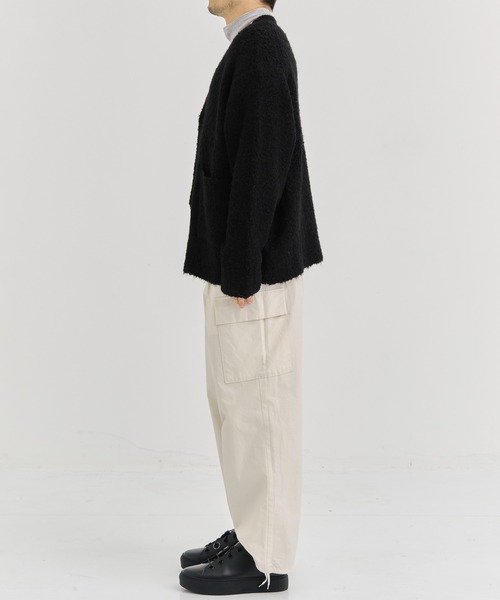 th products(ティーエイチプロダクト)の「【th products / ティーエイチプロダクツ】Inflated Cardigan/インフレイトカーディガン(カーディガン/ボレロ・メンズ・グレー/ブラック・1/2)」の19枚目の写真