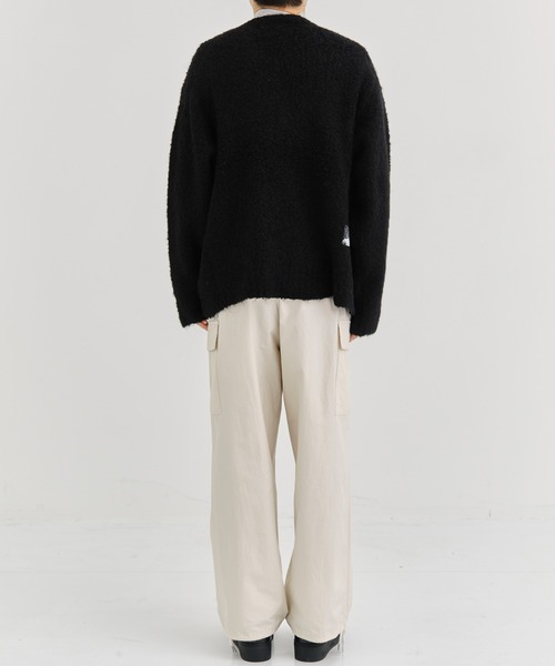 th products(ティーエイチプロダクト)の「【th products / ティーエイチプロダクツ】Inflated Cardigan/インフレイトカーディガン(カーディガン/ボレロ・メンズ・グレー/ブラック・1/2)」の20枚目の写真