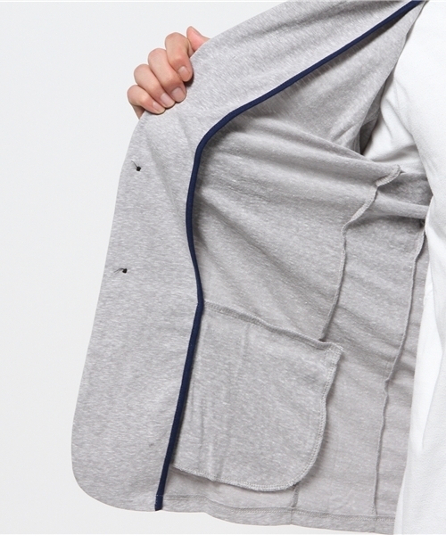 WEGO（ウィゴー）の「WEGO/カットテーラードジャケット（テーラードジャケット・メンズ・ネイビー/グレー/ブラック・LARGE/MEDIUM）」の7枚目の写真