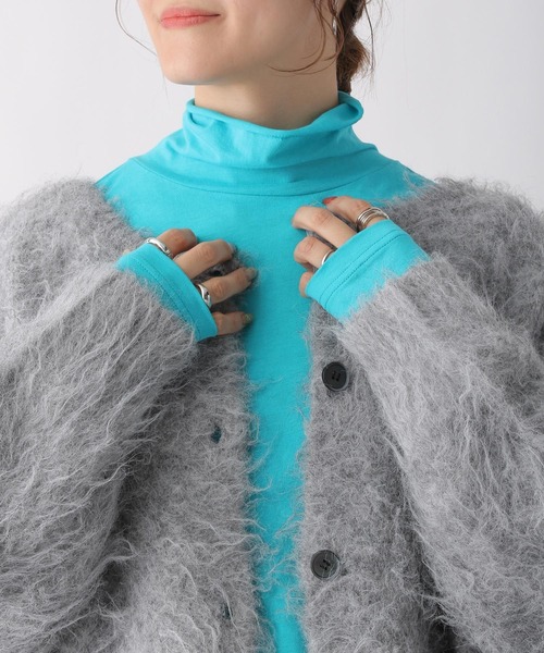 LEPSIM(レプシィム)の「カラーインナー 987199(Tシャツ/カットソー・レディース・オフホワイト/ライトブルー/ブラック/イエロー・FREE)」の3枚目の写真