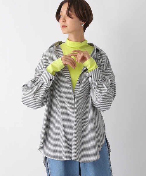 LEPSIM(レプシィム)の「カラーインナー 987199(Tシャツ/カットソー・レディース・オフホワイト/ライトブルー/ブラック/イエロー・FREE)」の19枚目の写真