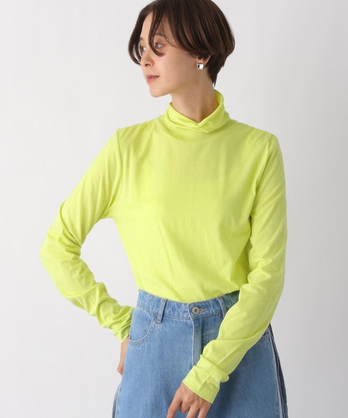 LEPSIM(レプシィム)の「カラーインナー 987199(Tシャツ/カットソー・レディース・オフホワイト/ライトブルー/ブラック/イエロー・FREE)」の8枚目の写真