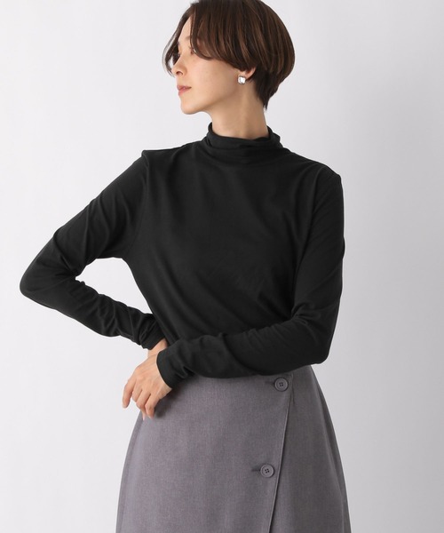 LEPSIM(レプシィム)の「カラーインナー 987199(Tシャツ/カットソー・レディース・オフホワイト/ライトブルー/ブラック/イエロー・FREE)」の18枚目の写真