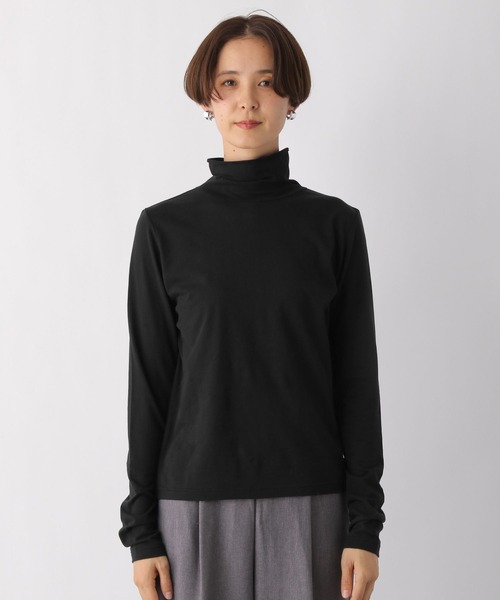 LEPSIM(レプシィム)の「カラーインナー 987199(Tシャツ/カットソー・レディース・オフホワイト/ライトブルー/ブラック/イエロー・FREE)」の21枚目の写真