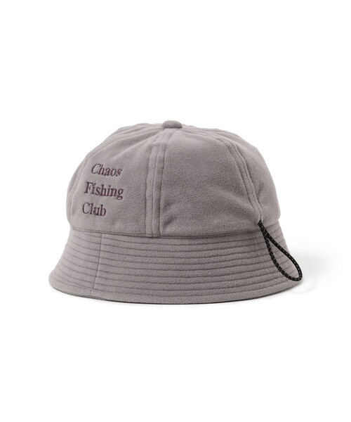 BEAMS T(ビームスティー)の「Chaos Fishing Club / LOGO FLEECE HAT(ハット・メンズ・グレー/ブラック・ONE SIZE)」の1枚目の写真