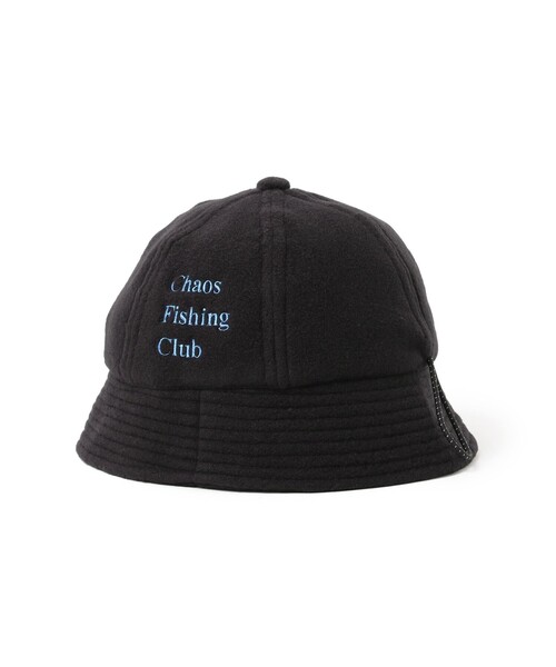 BEAMS T(ビームスティー)の「Chaos Fishing Club / LOGO FLEECE HAT(ハット・メンズ・グレー/ブラック・ONE SIZE)」の2枚目の写真