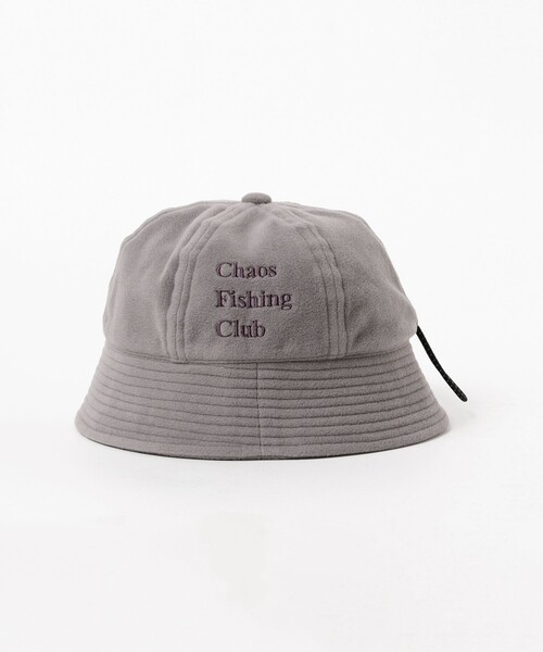 BEAMS T(ビームスティー)の「Chaos Fishing Club / LOGO FLEECE HAT(ハット・メンズ・グレー/ブラック・ONE SIZE)」の3枚目の写真
