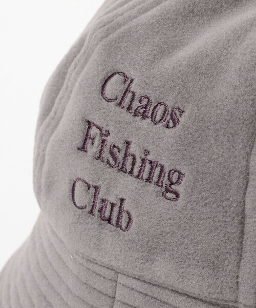 BEAMS T(ビームスティー)の「Chaos Fishing Club / LOGO FLEECE HAT(ハット・メンズ・グレー/ブラック・ONE SIZE)」の5枚目の写真