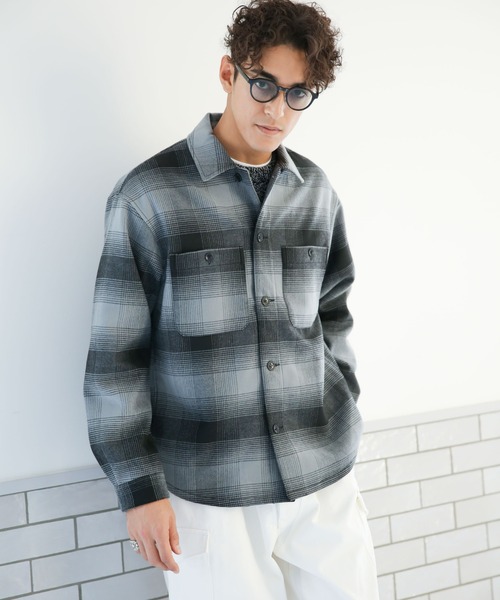 ナノユニバース（NANO universe）/テックメルトンシャツブルゾン セール】テックメルトンシャツブルゾン（ブルゾン）｜NANO universe