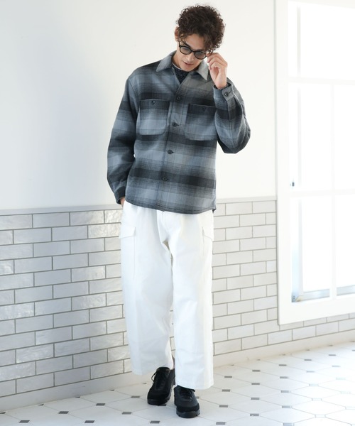 セール】テックメルトンシャツブルゾン（ブルゾン）｜NANO universe