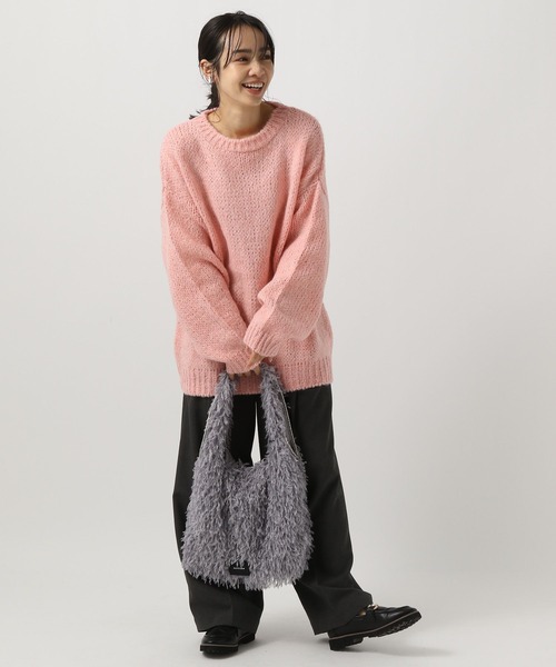 BAYFLOW（ベイフロー）の「フェザーマルシェバッグ（エコバッグ/サブバッグ・レディース・ブルー/オフホワイト/グレー/ブラック・FREE）」の9枚目の写真