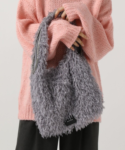 BAYFLOW（ベイフロー）の「フェザーマルシェバッグ（エコバッグ/サブバッグ・レディース・ブルー/オフホワイト/グレー/ブラック・FREE）」の11枚目の写真