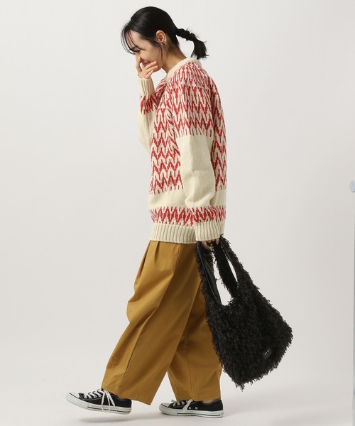 BAYFLOW（ベイフロー）の「フェザーマルシェバッグ（エコバッグ/サブバッグ・レディース・ブルー/オフホワイト/グレー/ブラック・FREE）」の13枚目の写真