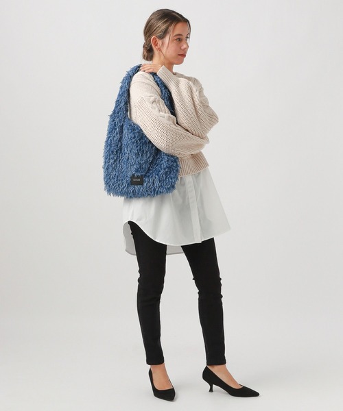 BAYFLOW（ベイフロー）の「フェザーマルシェバッグ（エコバッグ/サブバッグ・レディース・ブルー/オフホワイト/グレー/ブラック・FREE）」の16枚目の写真