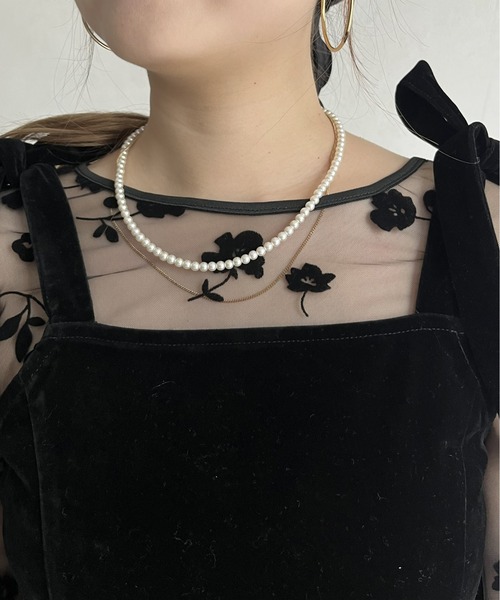 prose verse(プロズヴェール)の「ベロアリボンマーメイドワンピース(ドレス・レディース・ブラック・MEDIUM)」の14枚目の写真