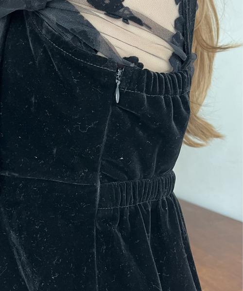 prose verse(プロズヴェール)の「ベロアリボンマーメイドワンピース(ドレス・レディース・ブラック・MEDIUM)」の16枚目の写真