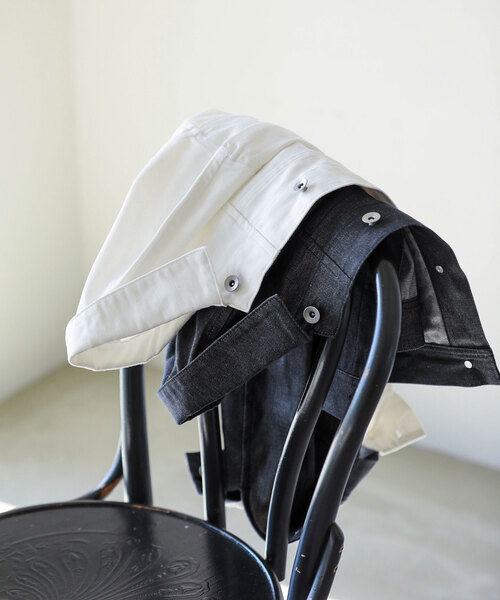 La TOTALITE（ラトータリテ）の「クロプトGジャン（デニムジャケット・レディース・ホワイト/ダークブルー・FREE）」の19枚目の写真