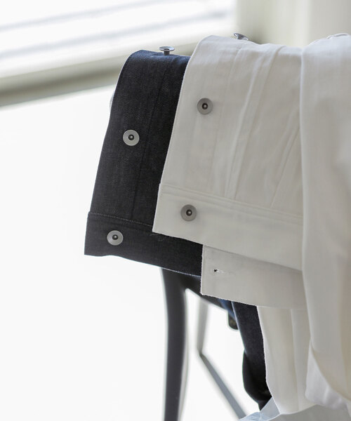 La TOTALITE（ラトータリテ）の「クロプトGジャン（デニムジャケット・レディース・ホワイト/ダークブルー・FREE）」の20枚目の写真