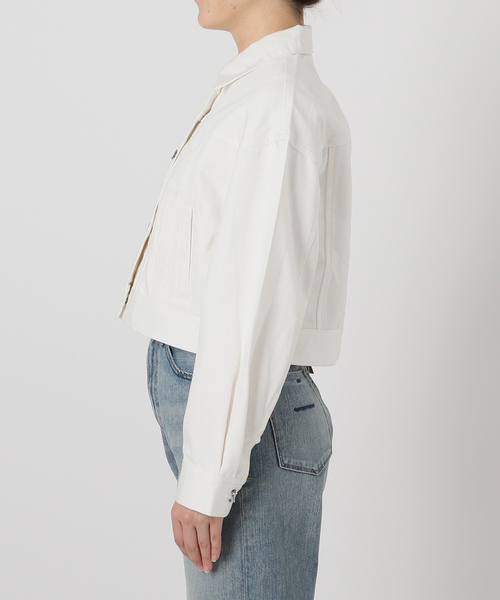 La TOTALITE（ラトータリテ）の「クロプトGジャン（デニムジャケット・レディース・ホワイト/ダークブルー・FREE）」の22枚目の写真