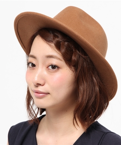 mystic（ミスティック）の「ウールハット（ハット・レディース・ブラック/キャメル/ブラウン・ﾌﾘ-）」の9枚目の写真