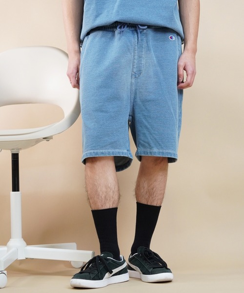 セール】CHAMPION/チャンピオン ショーツ インディゴ染め リラックス