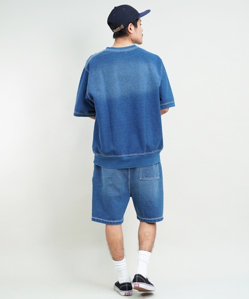 セール】CHAMPION/チャンピオン ショーツ インディゴ染め