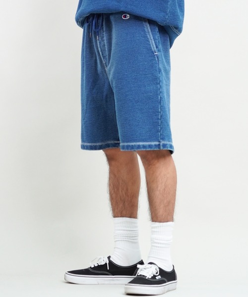 Champion(チャンピオン)の「CHAMPION/チャンピオン ショーツ インディゴ染め リラックスフィット セットアップ対応 C3-Z509(その他パンツ・メンズ・ダークインディゴブルー/インディゴブルー・XL/M/L)」の19枚目の写真