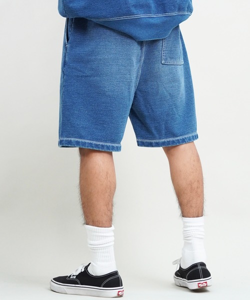 Champion(チャンピオン)の「CHAMPION/チャンピオン ショーツ インディゴ染め リラックスフィット セットアップ対応 C3-Z509(その他パンツ・メンズ・ダークインディゴブルー/インディゴブルー・XL/M/L)」の21枚目の写真