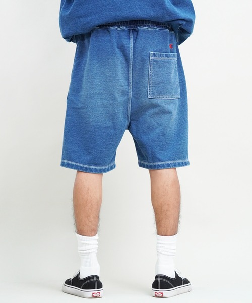 Champion(チャンピオン)の「CHAMPION/チャンピオン ショーツ インディゴ染め リラックスフィット セットアップ対応 C3-Z509(その他パンツ・メンズ・ダークインディゴブルー/インディゴブルー・XL/M/L)」の22枚目の写真