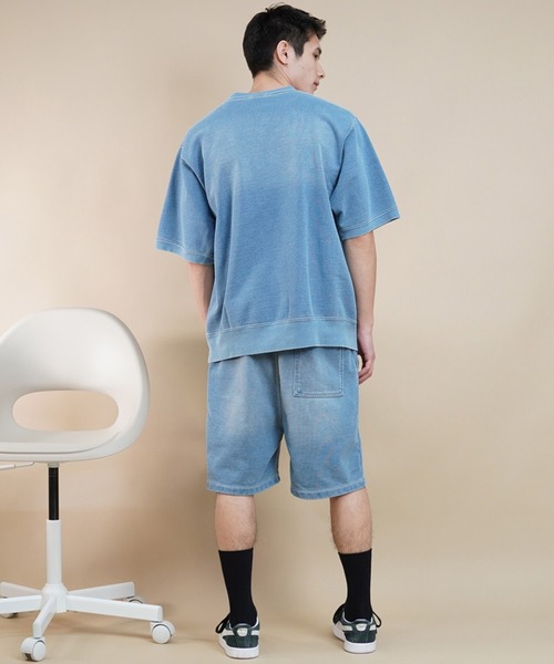 Champion(チャンピオン)の「CHAMPION/チャンピオン ショーツ インディゴ染め リラックスフィット セットアップ対応 C3-Z509(その他パンツ・メンズ・ダークインディゴブルー/インディゴブルー・XL/M/L)」の14枚目の写真