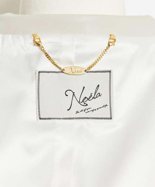 NOELA(ノエラ)の「スプリングライダースジャケット(ライダースジャケット・レディース・グレー/オフホワイト/キャメル・フリー)」の21枚目の写真