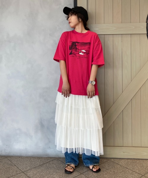 RODEO CROWNS WIDE BOWL（ロデオクラウンズワイドボウル）の「アシンメトリーハイウエストフレアデニム（デニムパンツ・レディース・ライトブルー/ブルー・MEDIUM/SMALL/X-SMALL）」の5枚目の写真