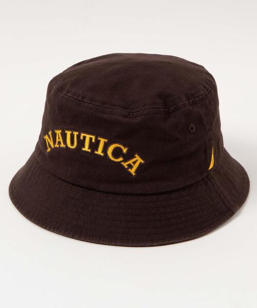 NAUTICA（ノーティカ）の「WEGO/NAUTICA COLLEGE LOGO BUCKET HAT（ハット・メンズ・ブラック/ブラウン/グリーン・FREE）」の8枚目の写真