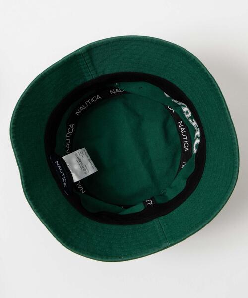 NAUTICA（ノーティカ）の「WEGO/NAUTICA COLLEGE LOGO BUCKET HAT（ハット・メンズ・ブラック/ブラウン/グリーン・FREE）」の16枚目の写真