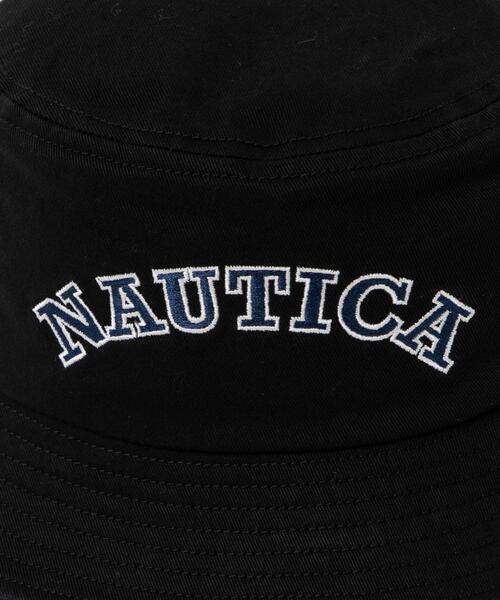 NAUTICA（ノーティカ）の「WEGO/NAUTICA COLLEGE LOGO BUCKET HAT（ハット・メンズ・ブラック/ブラウン/グリーン・FREE）」の6枚目の写真