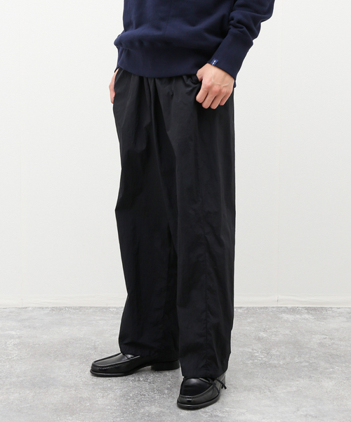 EDIFICE（エディフィス）の「【ATON / エイトン】HAND DYED NYLON OVER PANTS（その他パンツ・メンズ・ブラウン/ブラック・2/4/6）」の2枚目の写真