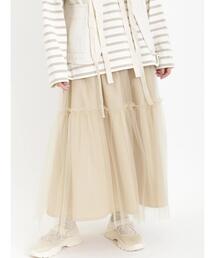 Samansa Mos2 | リバーシブルチュールスカート(スカート)