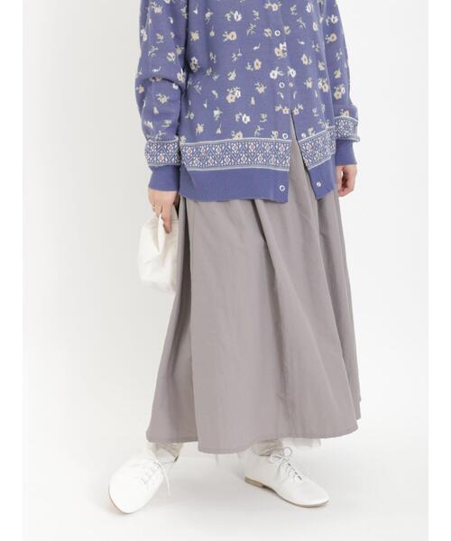 Samansa Mos2(サマンサ モスモス)の「リバーシブルチュールスカート(スカート・レディース・ブラック/ベージュ/キナリ/グレー・F)」の7枚目の写真