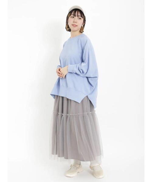 Samansa Mos2(サマンサ モスモス)の「リバーシブルチュールスカート(スカート・レディース・ブラック/ベージュ/キナリ/グレー・F)」の20枚目の写真