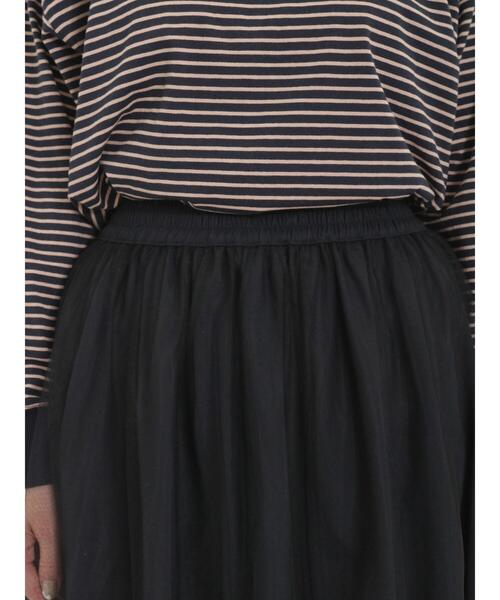 Samansa Mos2(サマンサ モスモス)の「リバーシブルチュールスカート(スカート・レディース・ブラック/ベージュ/キナリ/グレー・F)」の19枚目の写真