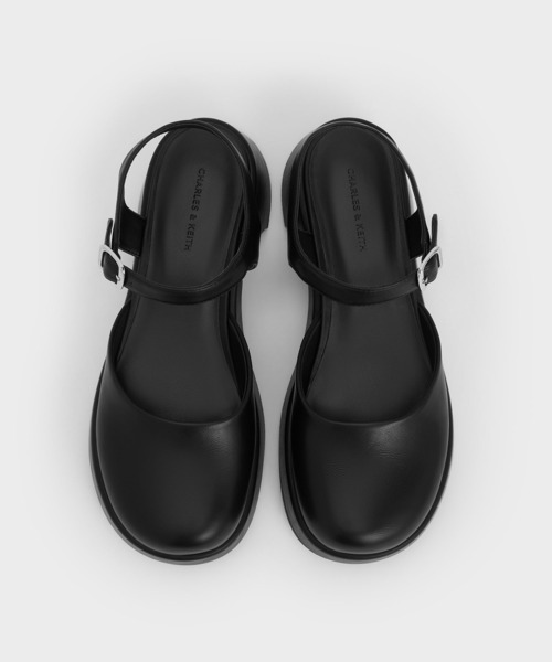 CHARLES & KEITH(チャールズ & キース)の「Nerina ネリナ アンクルストラッププラットフォームパンプス(パンプス・レディース・ブラック/ブラウン・22.5cm/23cm/23.5cm/24.5cm/25cm)」の5枚目の写真
