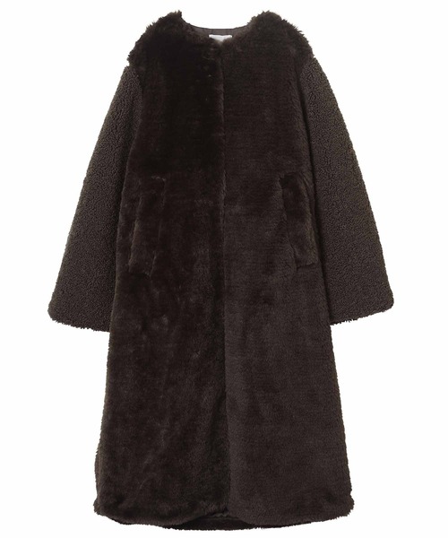 CLANE（クラネ）の「CLANE MIX FUR COCOON COAT 13101-0062（その他