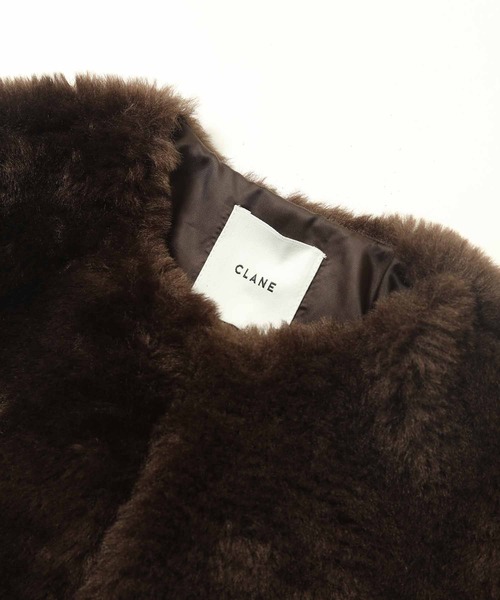 CLANE（クラネ）の「CLANE MIX FUR COCOON COAT 13101-0062（その他