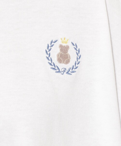 PINK-latte（ピンクラテ）の「◆エルボーカットTシャツ（Tシャツ/カットソー・キッズ・ピンク系その他/オフホワイト/ホワイト系5・15 /14/16）」の21枚目の写真