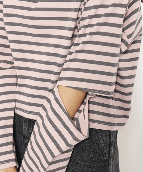 PINK-latte（ピンクラテ）の「◆エルボーカットTシャツ（Tシャツ/カットソー・キッズ・ピンク系その他/オフホワイト/ホワイト系5・15 /14/16）」の5枚目の写真