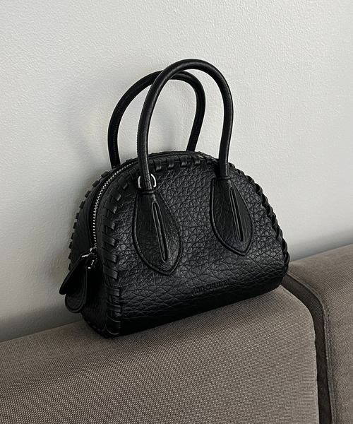 ADD CULUMN(アドカラム)の「〈ADD CULUMN/アドカラム〉TURN BOSTONバッグ(ハンドバッグ・レディース・ベージュ/ブラック・FREE)」の1枚目の写真